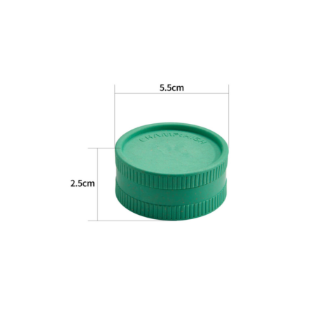 trita erbe verde a forma cilindrica