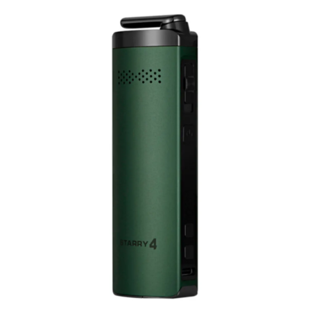 Vaporizzatore per erbe esposto di profilo
